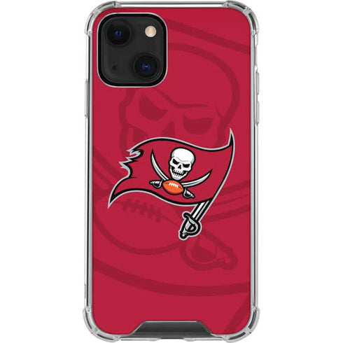 NFL Tampa Bay Buccaneers Double Vision iPhone 14 Clear Case