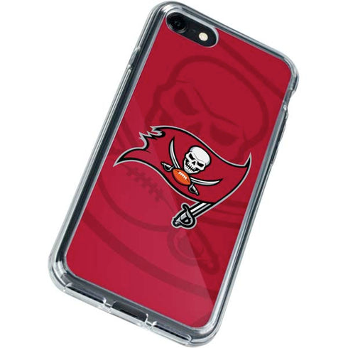 NFL Tampa Bay Buccaneers Double Vision iPhone SE (2nd & 3rd Gen) Clear Case