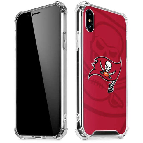 NFL Tampa Bay Buccaneers Double Vision iPhone XS Max Clear Case