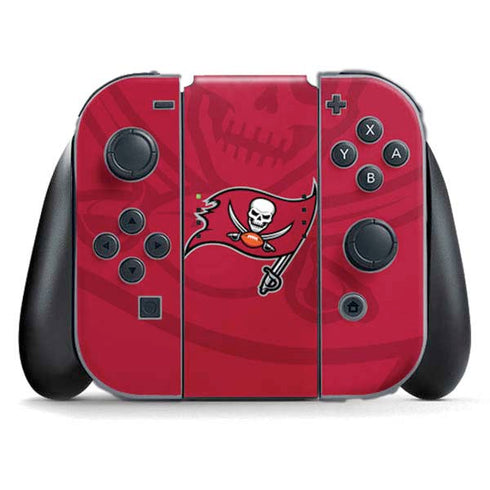 NFL Tampa Bay Buccaneers Double Vision Nintendo Switch (2017-2021) Joy-Con Controller Skin