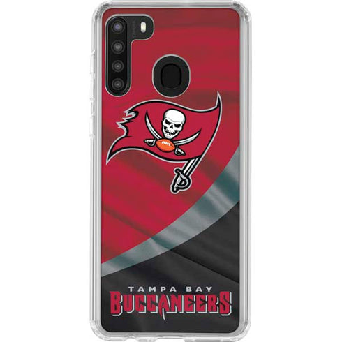 NFL Tampa Bay Buccaneers Galaxy A21 Clear Case