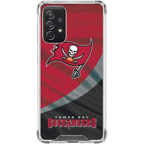 NFL Tampa Bay Buccaneers Galaxy A72 5G Clear Case
