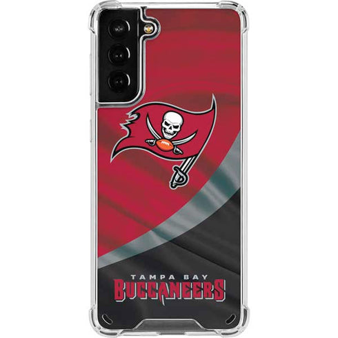 NFL Tampa Bay Buccaneers Galaxy S21 Plus 5G Clear Case