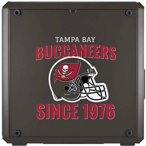 NFL Tampa Bay Buccaneers Helmet Cooler Master MasterBox Q300L Mini Tower Skin