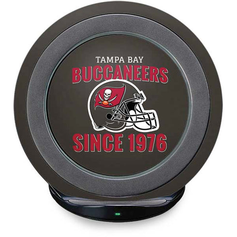 NFL Tampa Bay Buccaneers Helmet Fast Charge Wireless Charging Stand Skin