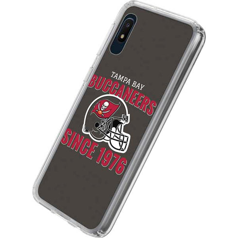 NFL Tampa Bay Buccaneers Helmet Galaxy A10e Clear Case