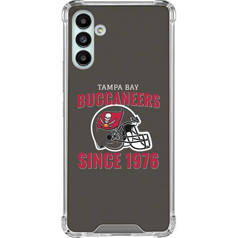 NFL Tampa Bay Buccaneers Helmet Galaxy A13 5G Clear Case