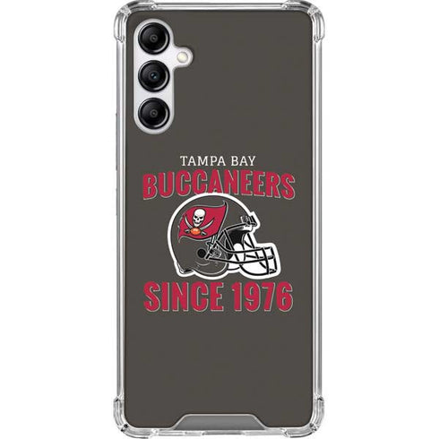 NFL Tampa Bay Buccaneers Helmet Galaxy A14 5G Clear Case