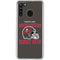 NFL Tampa Bay Buccaneers Helmet Galaxy A21 Clear Case