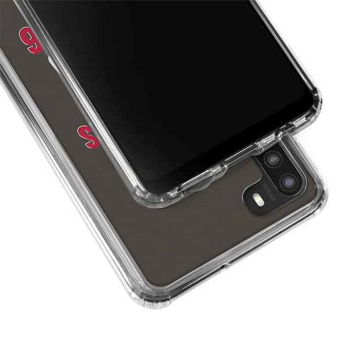 NFL Tampa Bay Buccaneers Helmet Galaxy A21 Clear Case