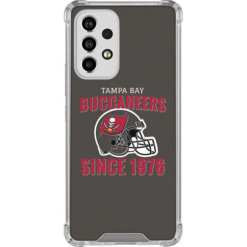 NFL Tampa Bay Buccaneers Helmet Galaxy A33 5G Clear Case