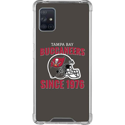 NFL Tampa Bay Buccaneers Helmet Galaxy A51 5G Clear Case