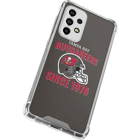 NFL Tampa Bay Buccaneers Helmet Galaxy A53 5G Clear Case