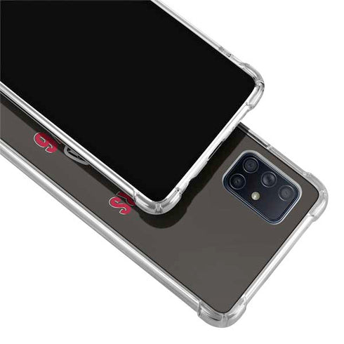 NFL Tampa Bay Buccaneers Helmet Galaxy A71 5G Clear Case