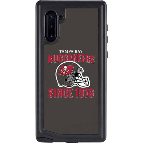 NFL Tampa Bay Buccaneers Helmet Galaxy Note 10 Waterproof Case