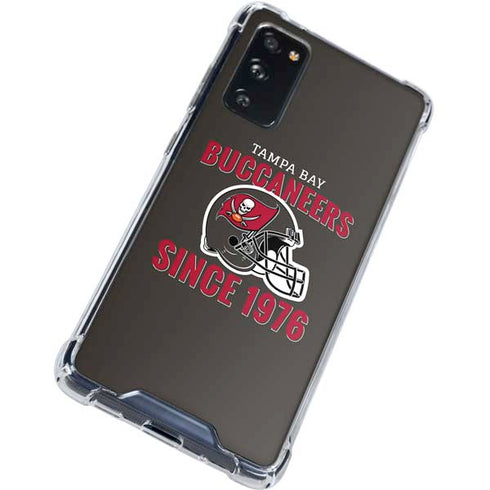 NFL Tampa Bay Buccaneers Helmet Galaxy S20 FE Clear Case