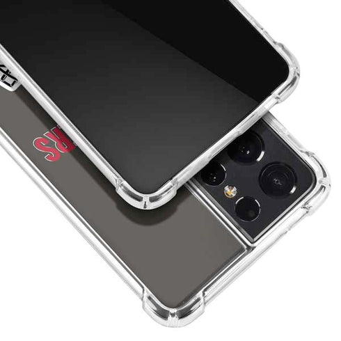 NFL Tampa Bay Buccaneers Helmet Galaxy S21 Ultra 5G Clear Case