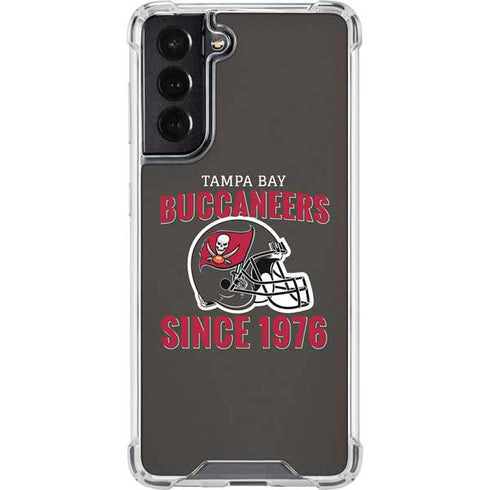 NFL Tampa Bay Buccaneers Helmet Galaxy S22 Clear Case