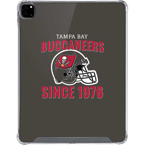 NFL Tampa Bay Buccaneers Helmet iPad Pro 12.9in (2020) Clear Case
