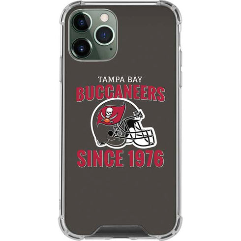 NFL Tampa Bay Buccaneers Helmet iPhone 11 Pro Max Clear Case