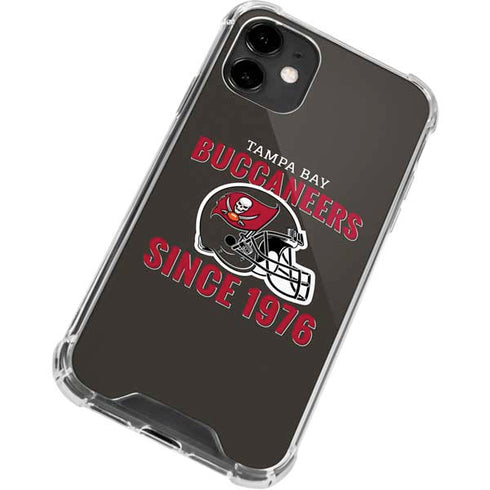 NFL Tampa Bay Buccaneers Helmet iPhone 12 Mini Clear Case
