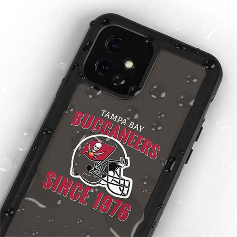 NFL Tampa Bay Buccaneers Helmet iPhone 12 Mini Waterproof Case