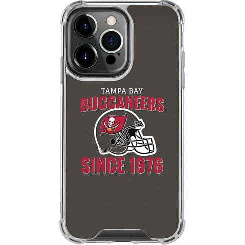 NFL Tampa Bay Buccaneers Helmet iPhone 13 Pro Clear Case