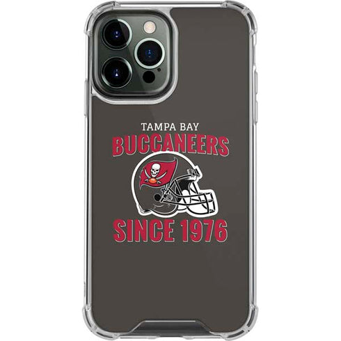 NFL Tampa Bay Buccaneers Helmet iPhone 13 Pro Max Clear Case