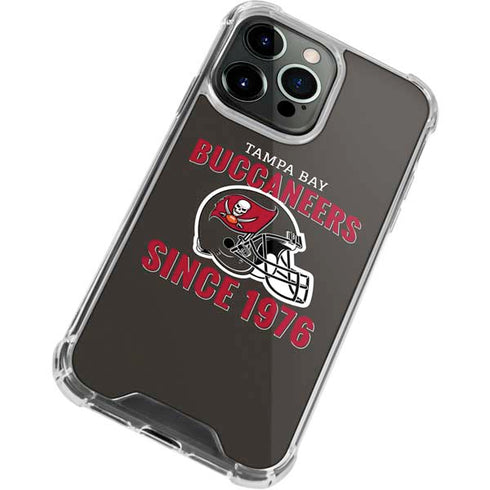 NFL Tampa Bay Buccaneers Helmet iPhone 13 Pro Max Clear Case