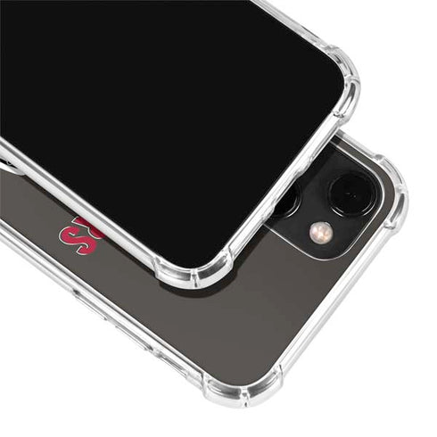 NFL Tampa Bay Buccaneers Helmet iPhone 14 Plus Clear Case