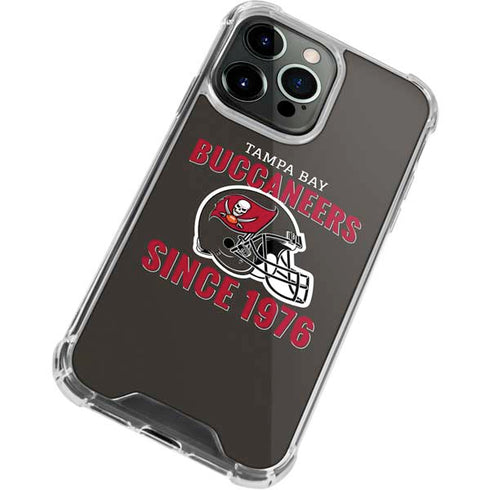 NFL Tampa Bay Buccaneers Helmet iPhone 15 Pro Max Clear Case