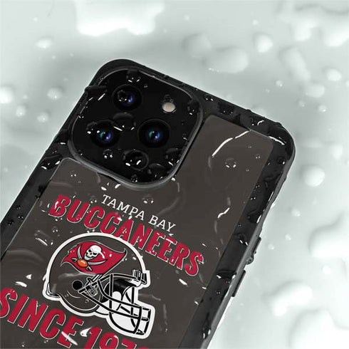 NFL Tampa Bay Buccaneers Helmet iPhone 14 Pro Max Waterproof Case