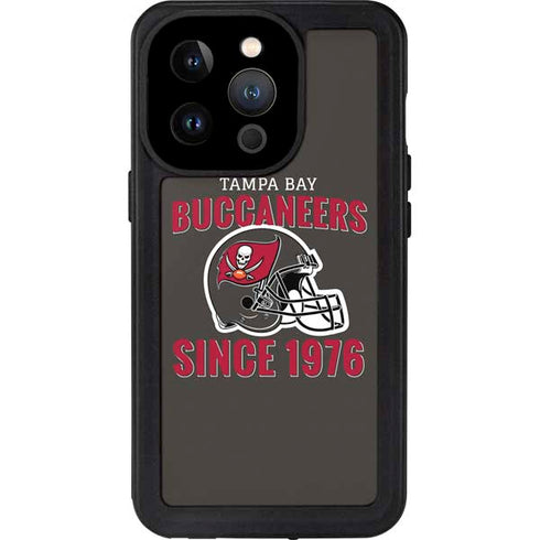 NFL Tampa Bay Buccaneers Helmet iPhone 14 Pro Waterproof Case