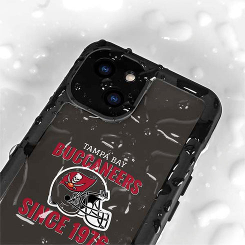 NFL Tampa Bay Buccaneers Helmet iPhone 15 Plus Waterproof Case