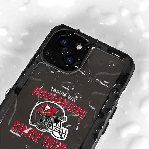 NFL Tampa Bay Buccaneers Helmet iPhone 15 Waterproof Case