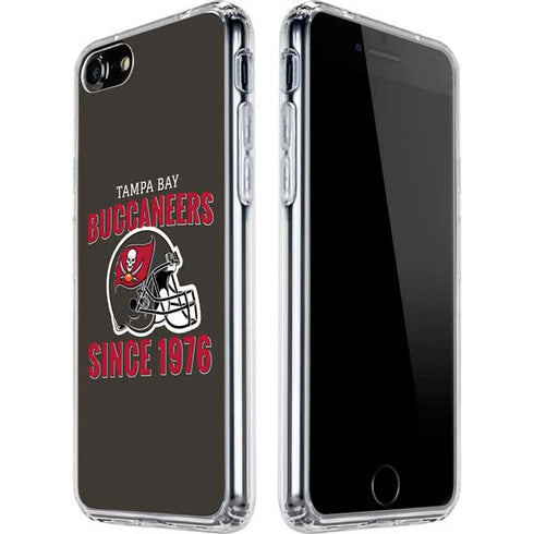 NFL Tampa Bay Buccaneers Helmet iPhone SE (2nd & 3rd Gen) Clear Case