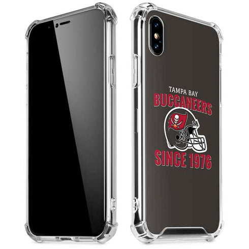 NFL Tampa Bay Buccaneers Helmet iPhone XS Max Clear Case