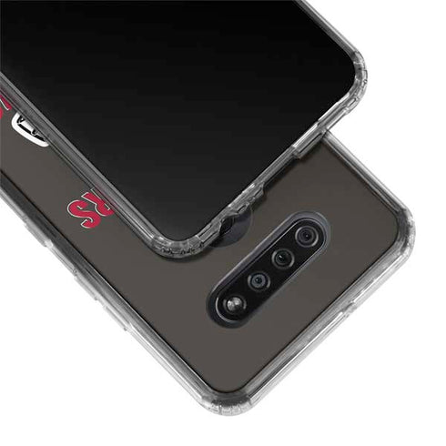 NFL Tampa Bay Buccaneers Helmet LG K51/Q51 Clear Case