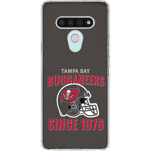 NFL Tampa Bay Buccaneers Helmet LG Stylo 6 Clear Case