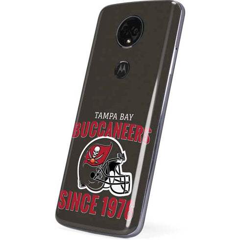NFL Tampa Bay Buccaneers Helmet Moto E5 Plus Skin