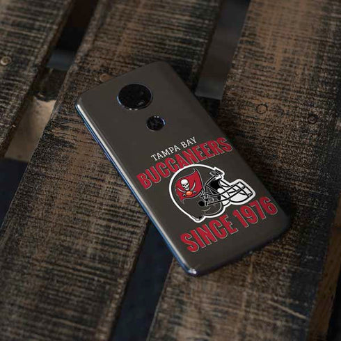 NFL Tampa Bay Buccaneers Helmet Moto E5 Plus Skin