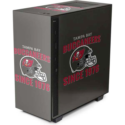 NFL Tampa Bay Buccaneers Helmet NZXT H510 Compact ATX Mid-Tower Case Skin