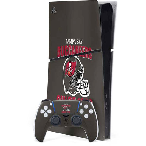 NFL Tampa Bay Buccaneers Helmet PS5 Slim Digital Edition Console Skin
