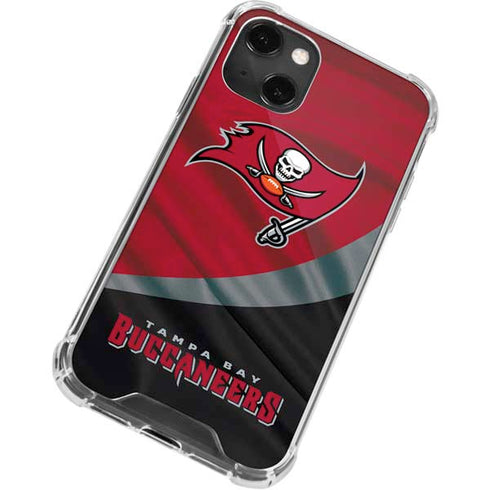 NFL Tampa Bay Buccaneers iPhone 14 Plus Clear Case