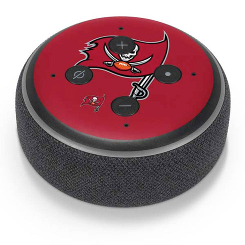 NFL Tampa Bay Buccaneers Large Logo Amazon Echo Dot Skin