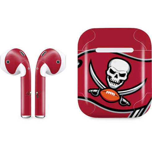 NFL Tampa Bay Buccaneers Large Logo Apple AirPods 2 Skin