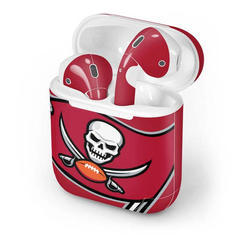 NFL Tampa Bay Buccaneers Large Logo Apple AirPods 2 Skin