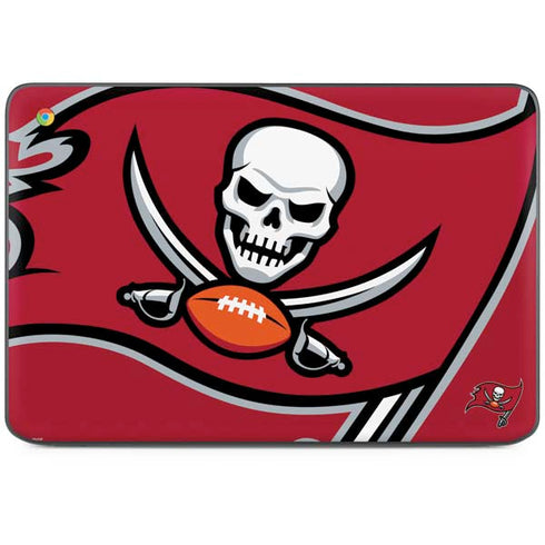 NFL Tampa Bay Buccaneers Large Logo HP Chromebook Skin