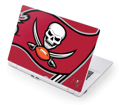 NFL Tampa Bay Buccaneers Large Logo Acer Chromebook Skin