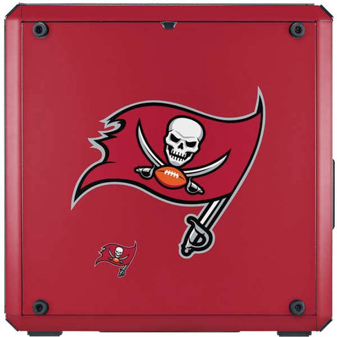 NFL Tampa Bay Buccaneers Large Logo Cooler Master MasterBox Q300L Mini Tower Skin
